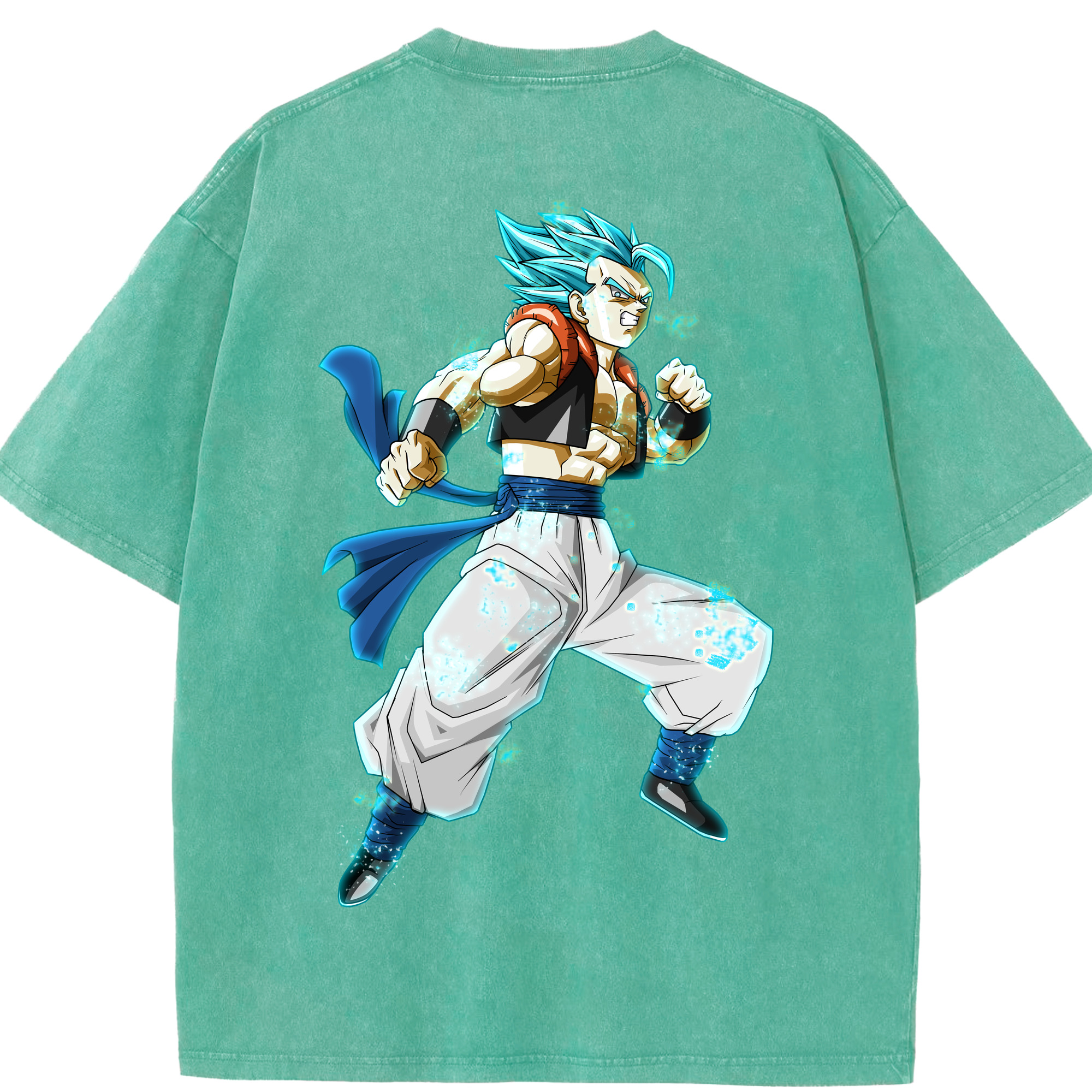 （画像用） ドラゴンボール ベジータ四世（Bejīta Yonsei）DRAGON BALL Vegeta IV 綿100% ヴィンテージ風 半袖Tシャツ（背面プリント）